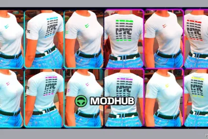 Стильна Nike NYC футболка для MP Female - GTA 5