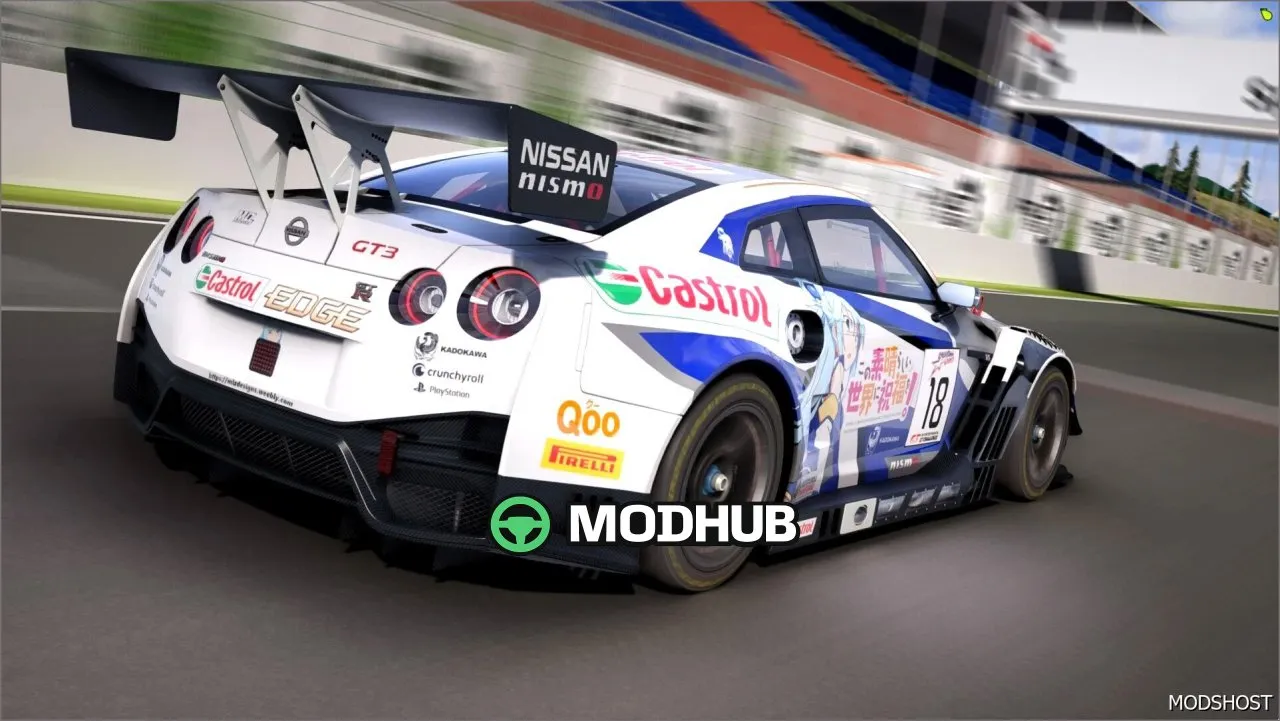 Nissan GTR (R35) GT3 2018 - Вражаючий автомобіль для GTA 5