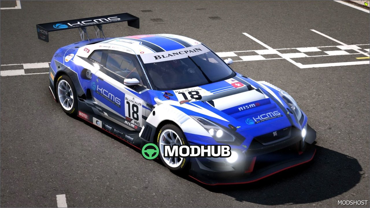 Nissan GTR (R35) GT3 2018 - Вражаючий автомобіль для GTA 5