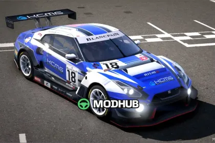 Nissan GTR (R35) GT3 2018 - Вражаючий автомобіль для GTA 5