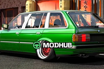 BMW E30 Touring Stanced 5 Miejsc - Ikoniczny i Sportowy