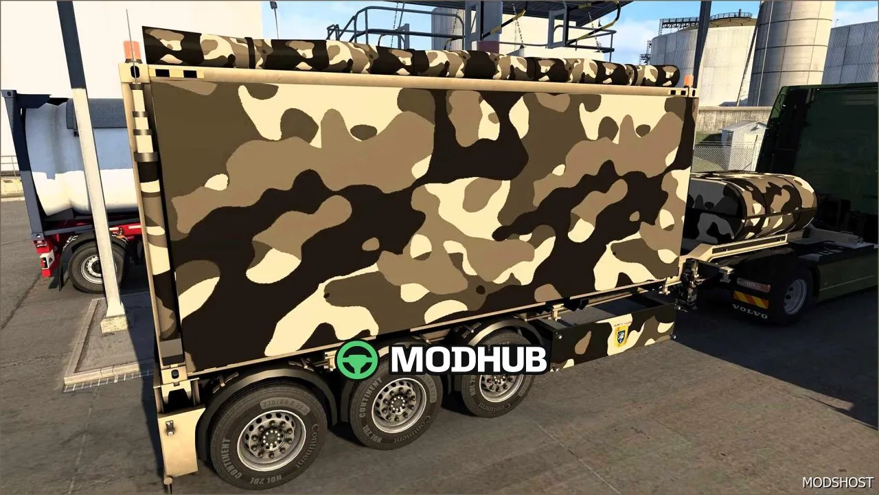 Військовий причіп Gooseneck Container G3 1.58 - потужний та надійний