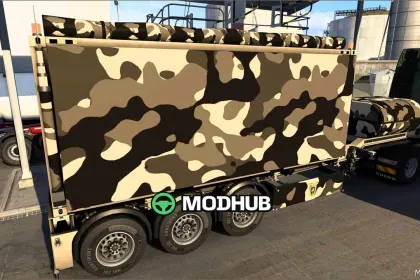 Przyczepa wojskowa Gooseneck Container G3 1.58 - solidna i niezawodna