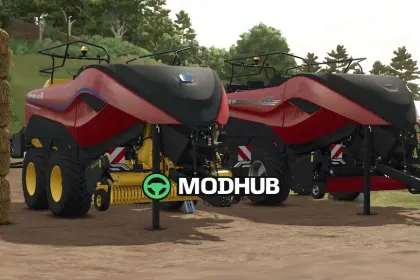 Mod na Prasę zwijającą CNH Square Balers Pack Rust Edition v1400 do Farming Simulator 25