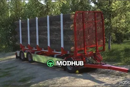 Тандемний причіп для лісоматеріалів 1.58 - вражаючий мод