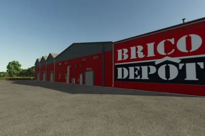 Чудовий мод на Brico Dépôt для Farming Simulator 25