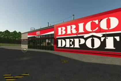 Чудовий мод на Brico Dépôt для Farming Simulator 25