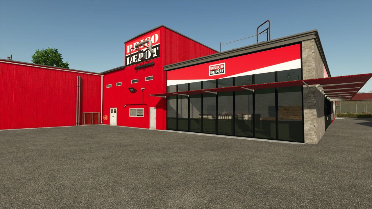 Чудовий мод на Brico Dépôt для Farming Simulator 25