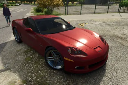 Beeindruckendes 2006 Chevy Corvette Z06 Mod für Farming Simulator 25