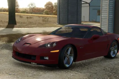 Stunning 2006 Chevy Corvette Z06 Mod for Farming Simulator 25