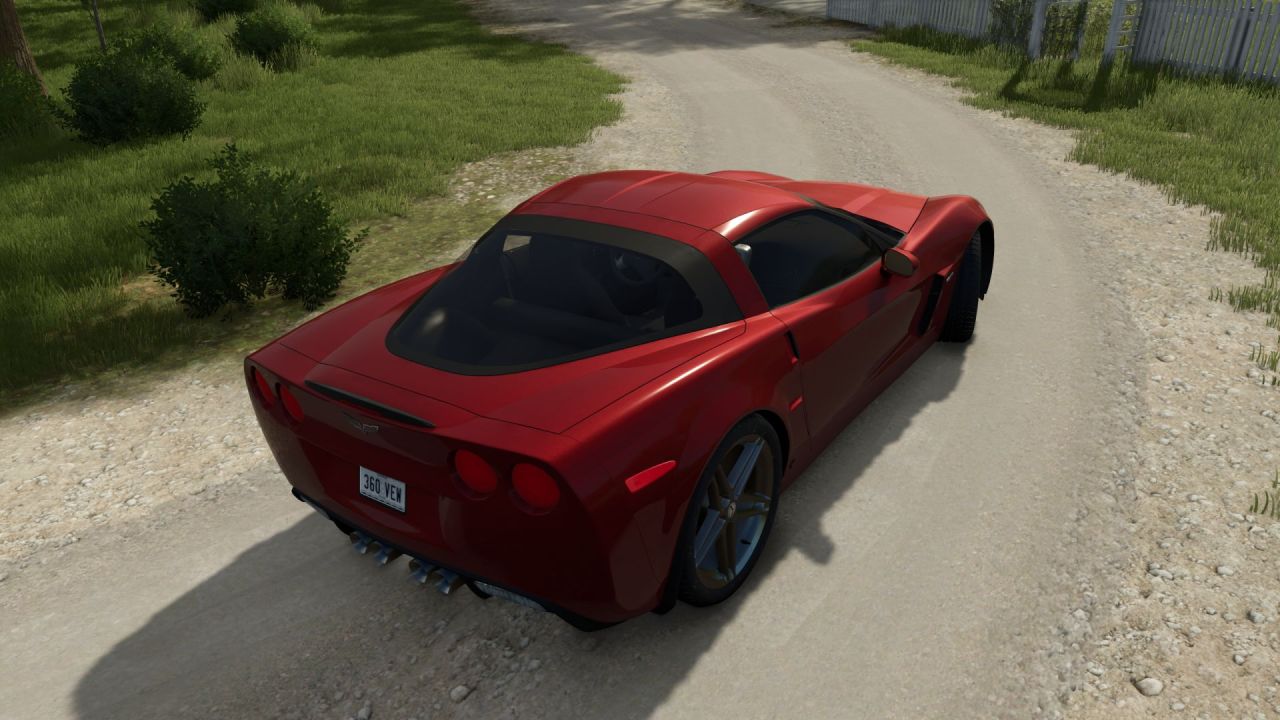 Zachwycający Mod na 2006 Chevy Corvette Z06 do Farming Simulator 25