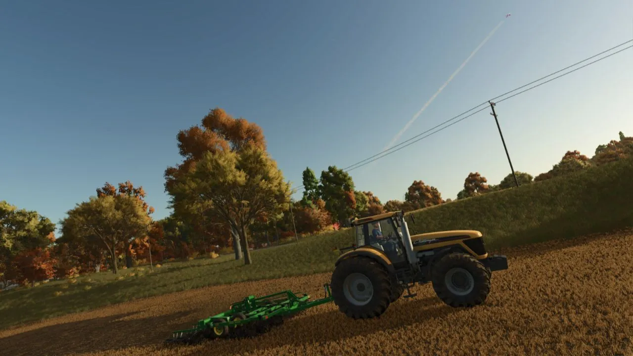 Реалістичні сліди літаків для Farming Simulator 25