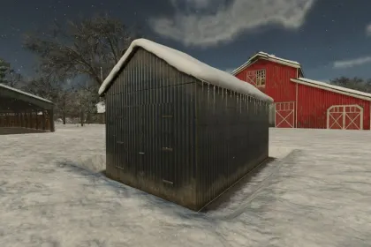 Металевий гараж для Farming Simulator 25