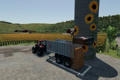 Пакет ринку та складу соняшнику для Farming Simulator 25