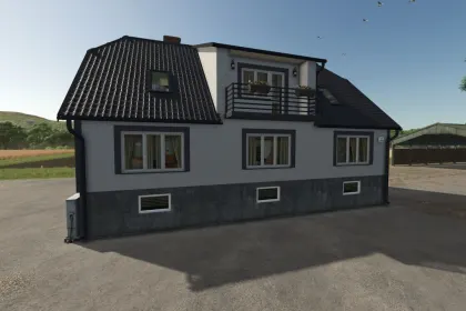 Ремонтований будинок у Польщі для Farming Simulator 25