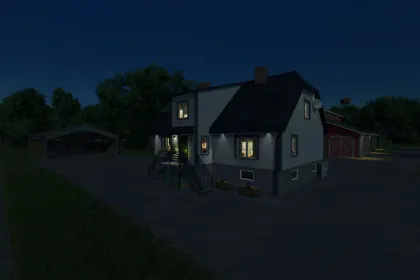 Ремонтований будинок у Польщі для Farming Simulator 25