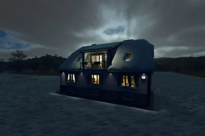 Ремонтований будинок у Польщі для Farming Simulator 25