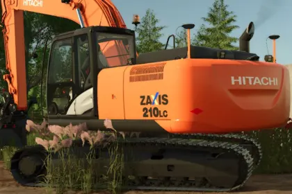 Екскаватор Hitachi ZX210 для Farming Simulator 25
