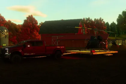 Przyczepa do helipadów Movable Helipad do Farming Simulator 25