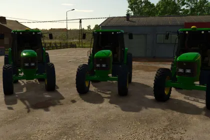 Трактор John Deere 6110J для Farming Simulator 25