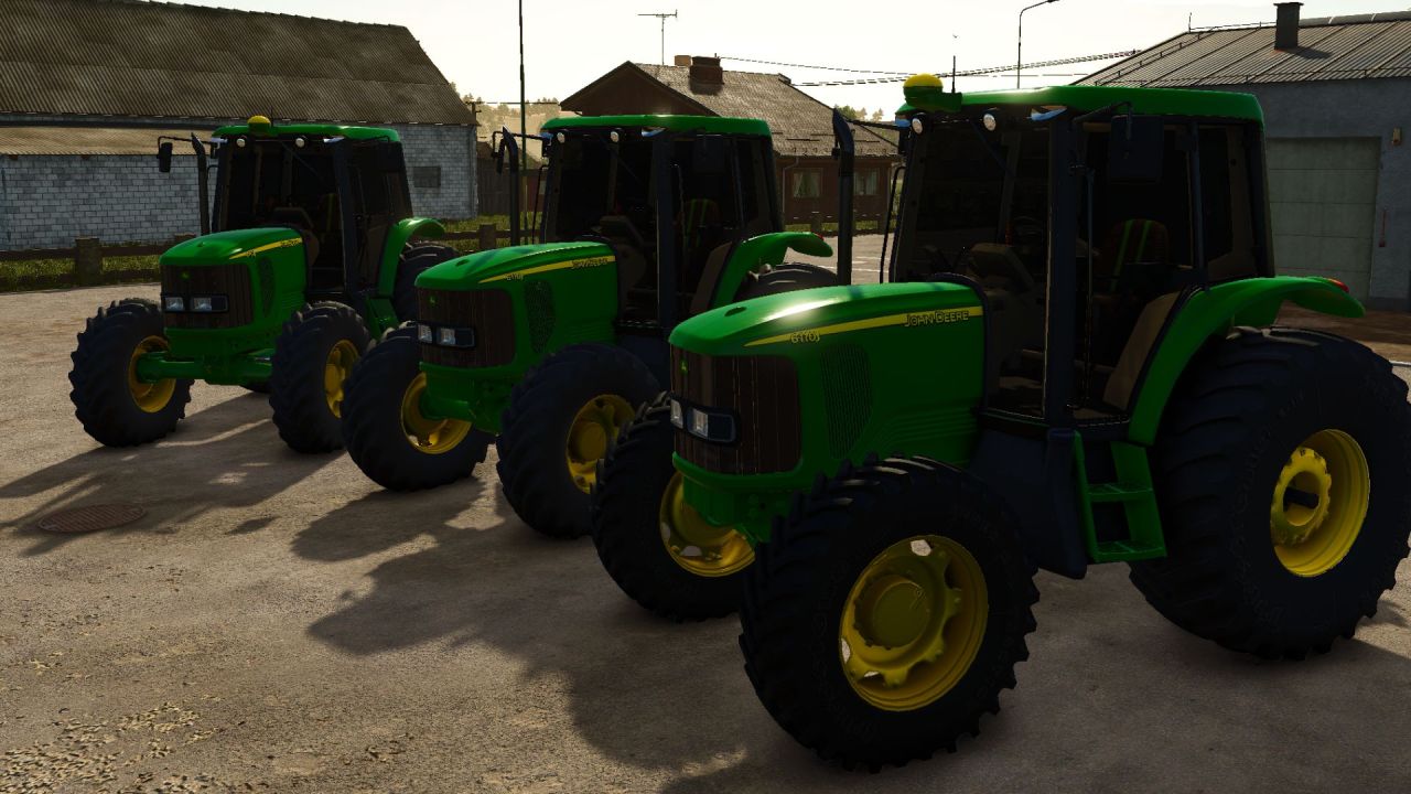 Трактор John Deere 6110J для Farming Simulator 25