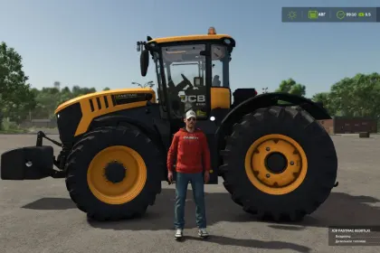 Трактор JCB Fastrac 8330 для Farming Simulator 25