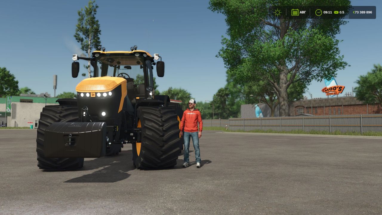 Трактор JCB Fastrac 8330 для Farming Simulator 25