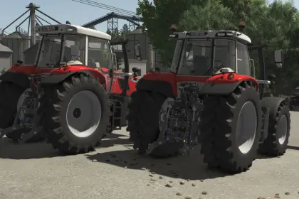 Трактор Massey Ferguson 7S для Farming Simulator 25