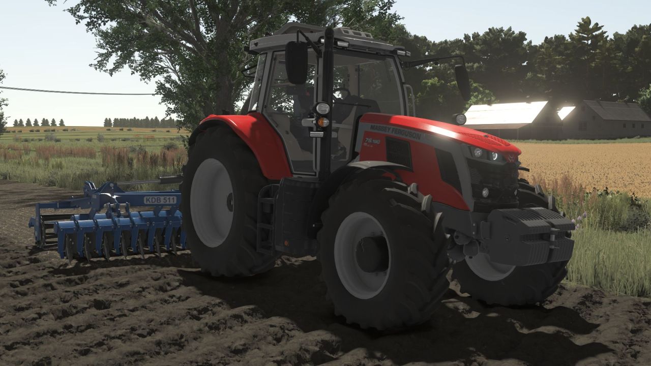 Трактор Massey Ferguson 7S для Farming Simulator 25