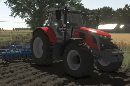 Трактор Massey Ferguson 7S для Farming Simulator 25