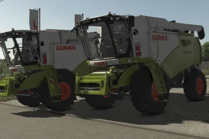 Комбайн Claas Tucano Pack для Farming Simulator 25