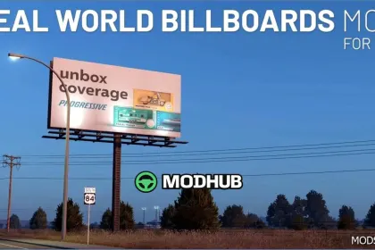 Real World Billboards V2026.03.14 for Euro Truck Simulator 2