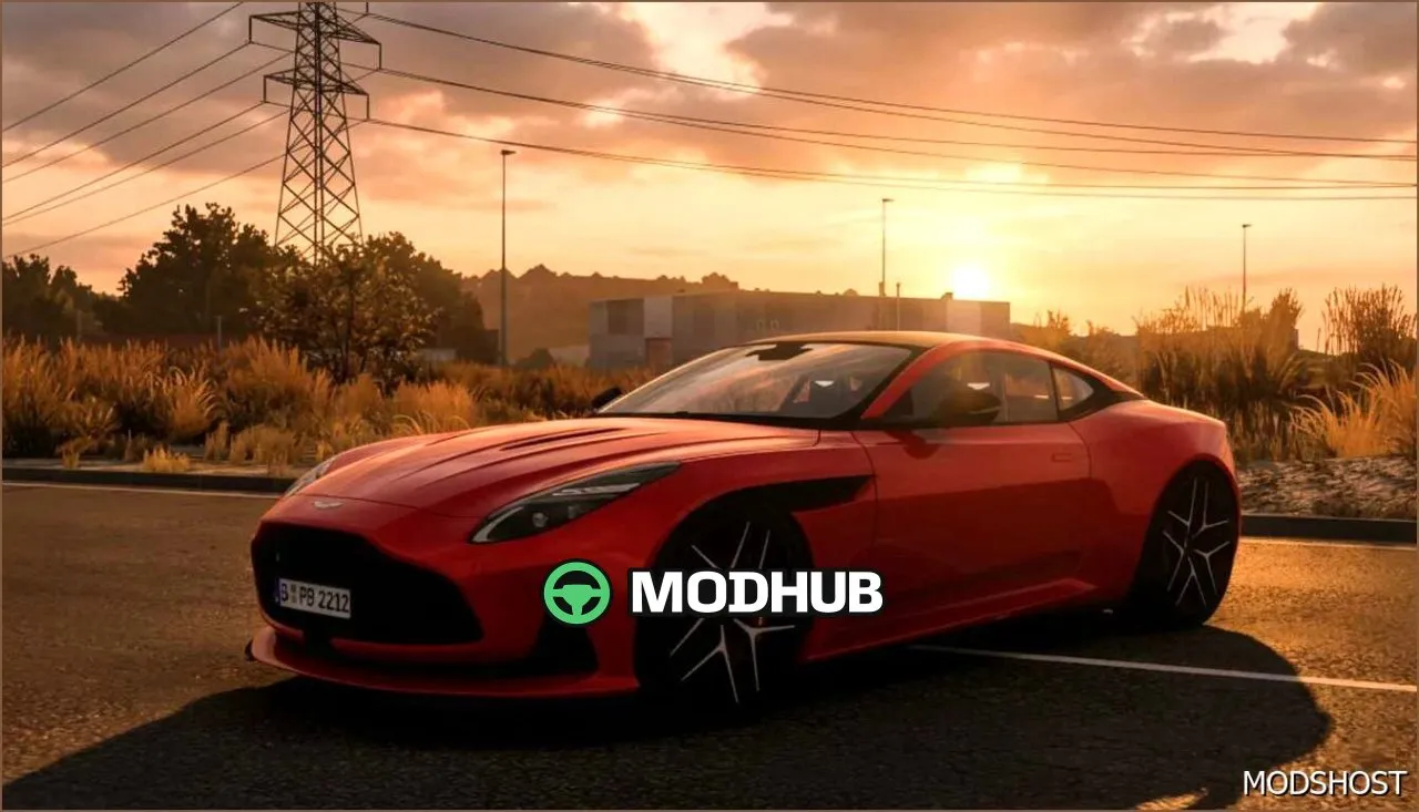 Автомобіль Aston Martin DB12 2023 для Euro Truck Simulator 2