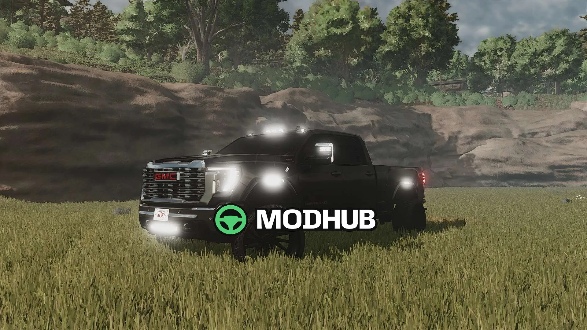 Мод на Автомобілі 2024 GMC Sierra Denali 2500/3500 для Фермер Симулятор 25