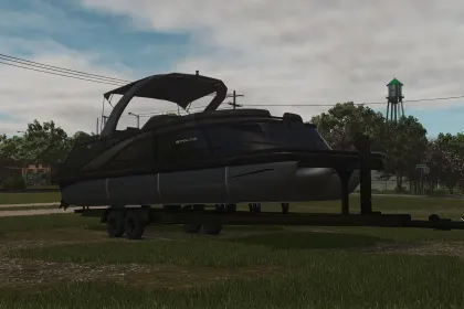 2025 Bennington Q Line — понтонний човен і причіп для Farming Simulator 25 — 3