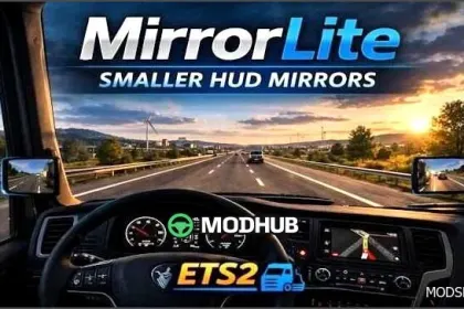 MirrorLite Mod für Euro Truck Simulator 2