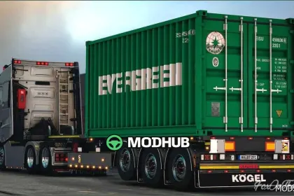 Причепи SGD Trailer and Container Pack для Euro Truck Simulator 2