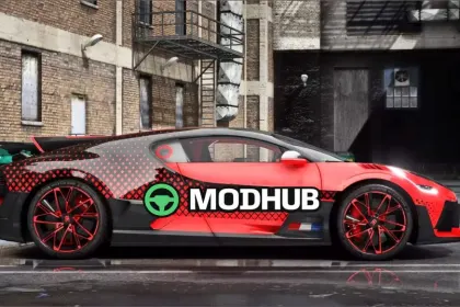 Автомобіль Bugatti Divo для GTA 5