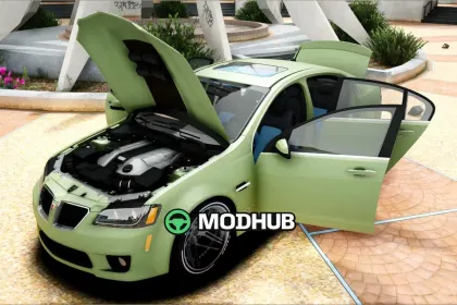 Автомобіль Pontiac G8 GXP для GTA 5