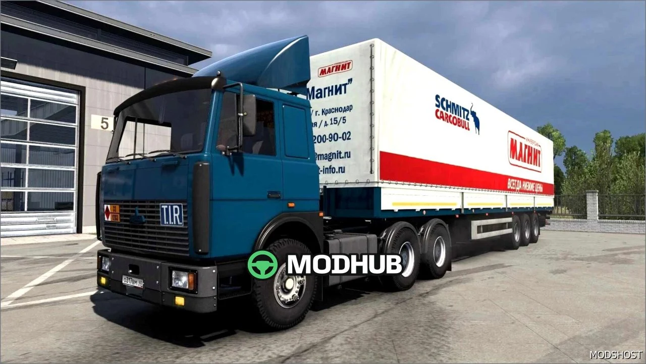 Вантажівка MAZ 6422 (1981) (+причепи) V2.1 для Euro Truck Simulator 2