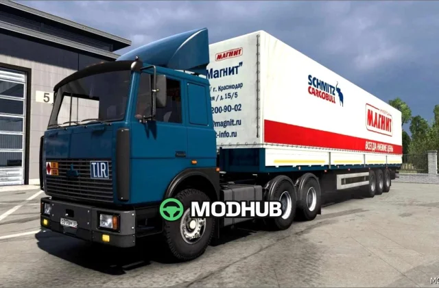 Вантажівка MAZ 6422 (1981) (+причепи) V2.1 для Euro Truck Simulator 2