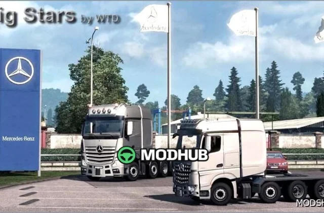 Вантажівка BIG Stars – Actros/Arocs SLT V1.9.0 для Euro Truck Simulator 2