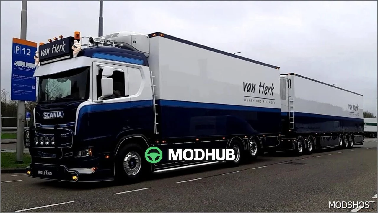 Звукова модифікація Scania V8 Open Pipe з системою вихлопу FKM Garage V5.0 для Euro Truck Simulator 2