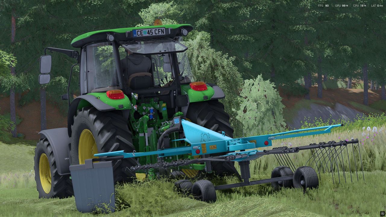 Rake Lavrih FieldFlow 386 for Farming Simulator 22