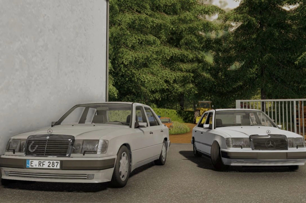 Автомобіль Mercedes Benz W124 для Farming Simulator 22