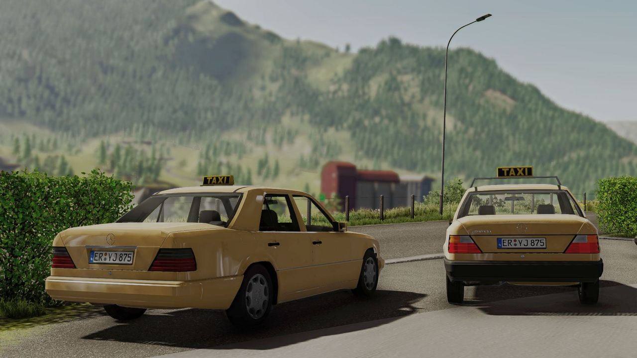 Auto Mercedes Benz W124 für Farming Simulator 22