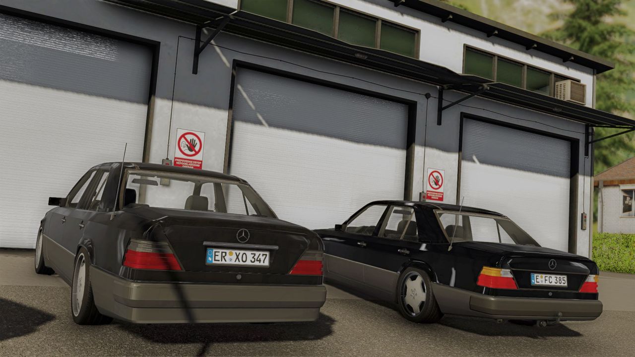 Auto Mercedes Benz W124 für Farming Simulator 22