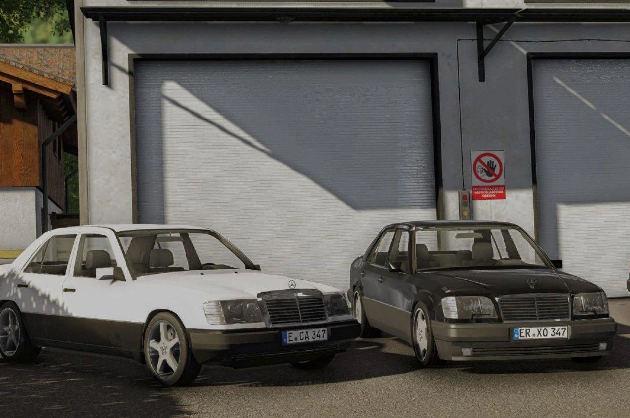 Автомобіль Mercedes Benz W124 для Farming Simulator 22