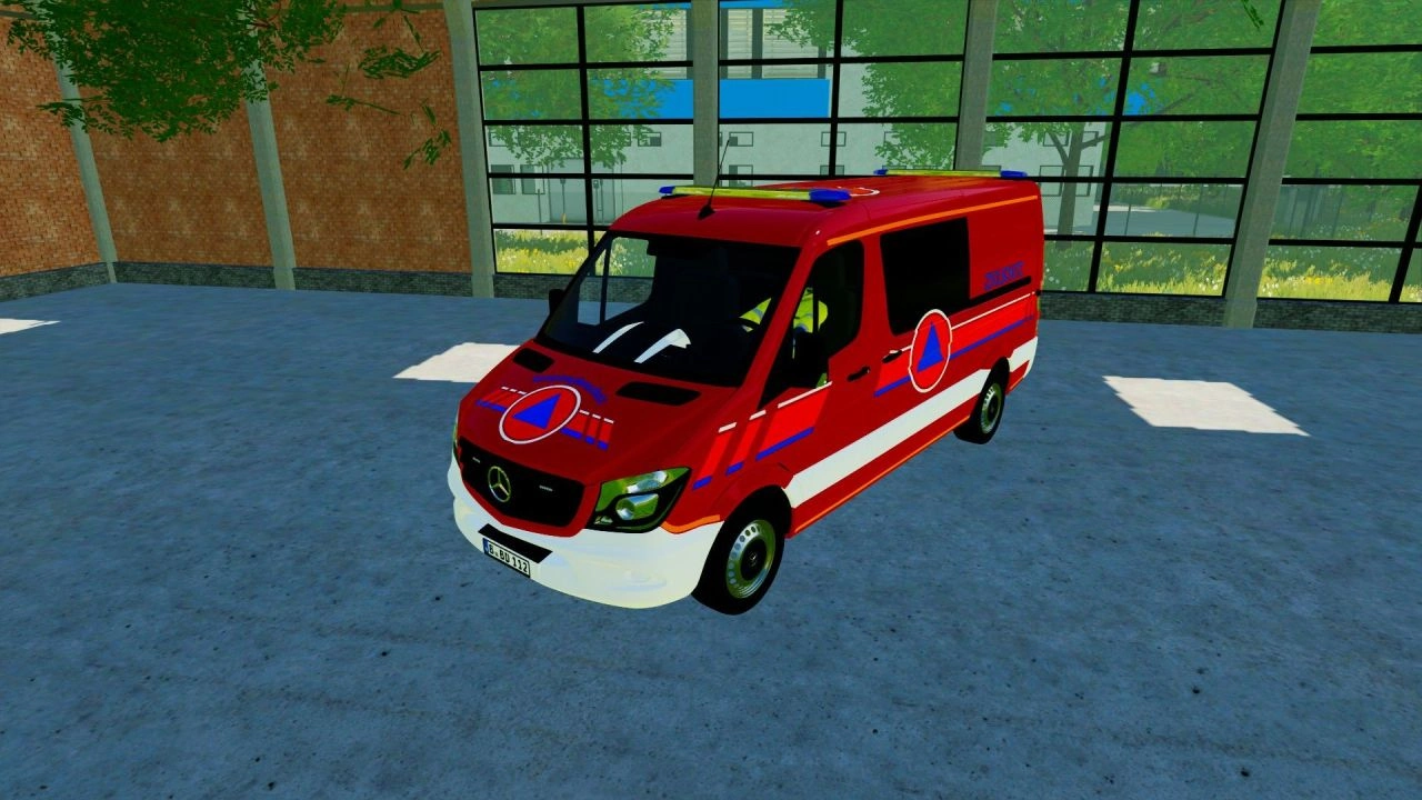 Skin Mercedes Benz CBRN Explorer for Farming Simulator 22