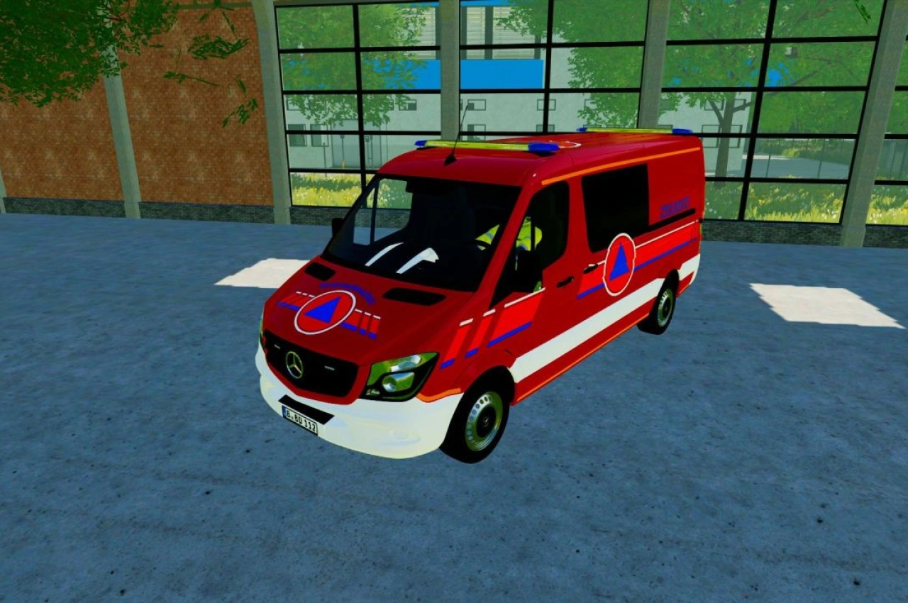 Skin Mercedes Benz CBRN Explorer for Farming Simulator 22